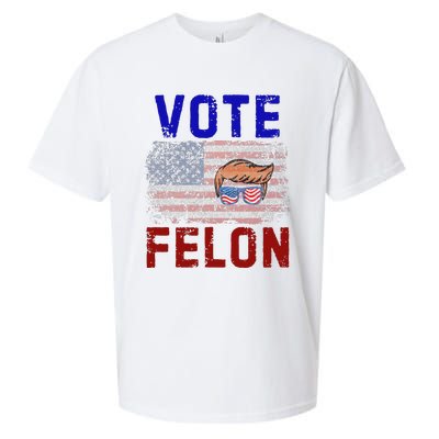 Vote Felon Trump 2024 45 And 47 Vote For The Felon Sueded Cloud Jersey T-Shirt