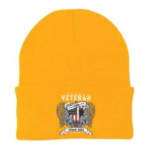 Veterans For Trump Tee Military Republican Supporters Cute Gift Knit Cap Winter Beanie