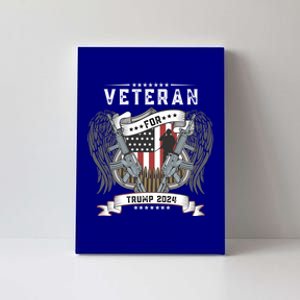 Veterans For Trump Tee Military Republican Supporters Cute Gift Canvas