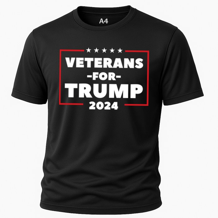 Veterans For Trump Cooling Performance Crew T-Shirt