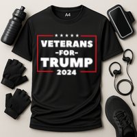 Veterans For Trump Cooling Performance Crew T-Shirt