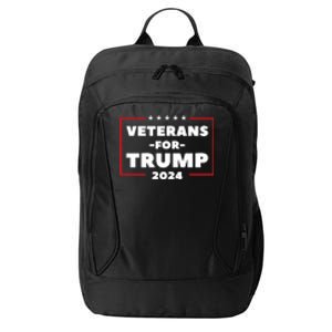 Veterans For Trump City Backpack