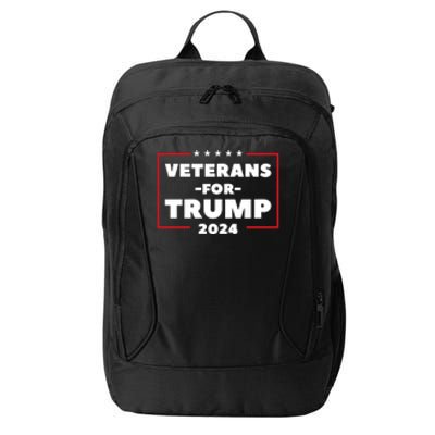 Veterans For Trump City Backpack