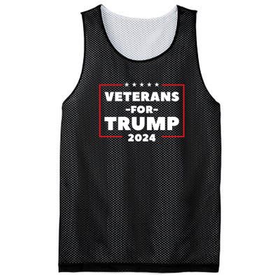 Veterans For Trump Mesh Reversible Basketball Jersey Tank