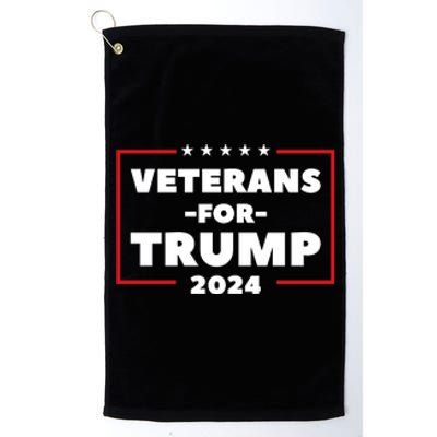 Veterans For Trump Platinum Collection Golf Towel