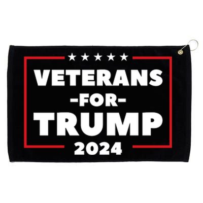 Veterans For Trump Grommeted Golf Towel