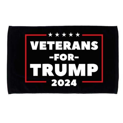 Veterans For Trump Microfiber Hand Towel