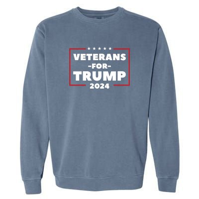 Veterans For Trump Garment-Dyed Sweatshirt