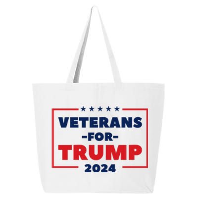 Veterans For Trump 25L Jumbo Tote