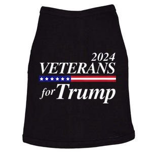 Veterans For Trump 2024 Conservative Republican Trump 2024 Doggie Tank