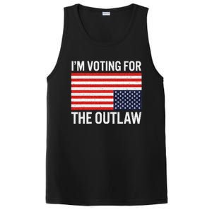 Voting For The Outlaw Bold Political Statement PosiCharge Competitor Tank