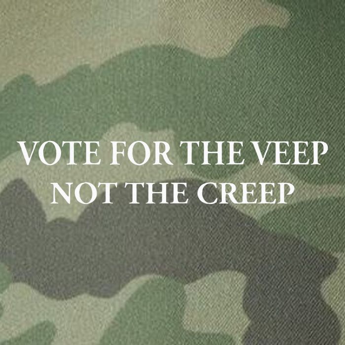 Vote For The Veep Not The Creep Legacy Tie Dye Trucker Hat