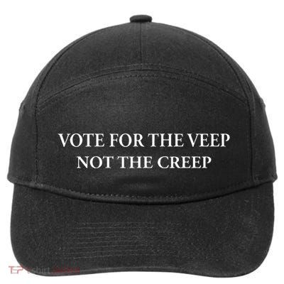Vote For The Veep Not The Creep 7-Panel Snapback Hat