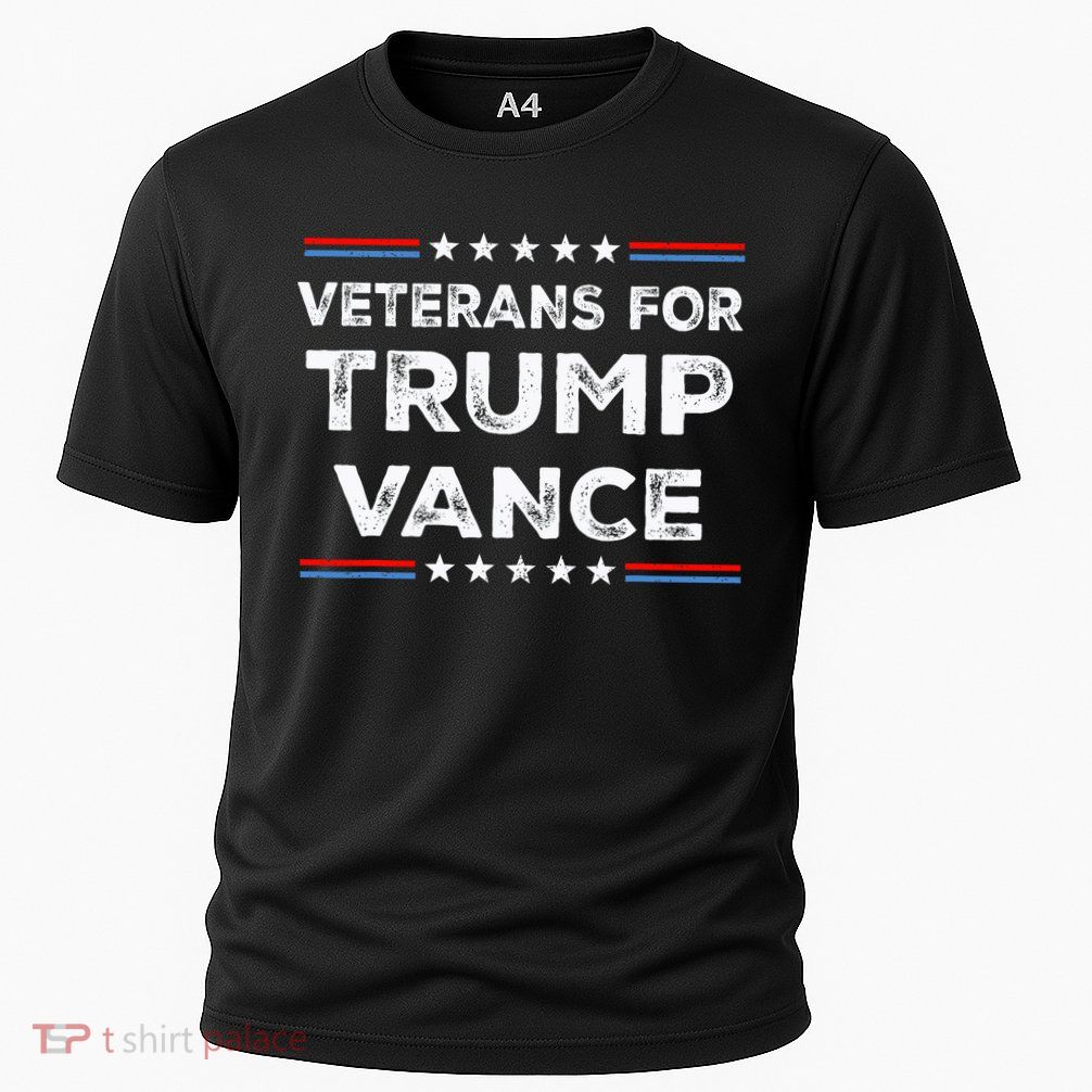Veterans For Trump Vance President Election Campaign Performance Shirt