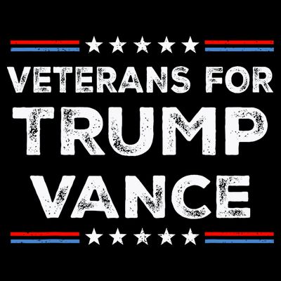 Veterans For Trump Vance President Election Campaign T-Shirt