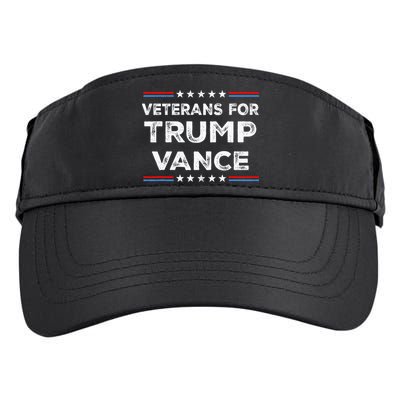 Veterans For Trump Vance President Election Campaign Adult Drive Performance Visor
