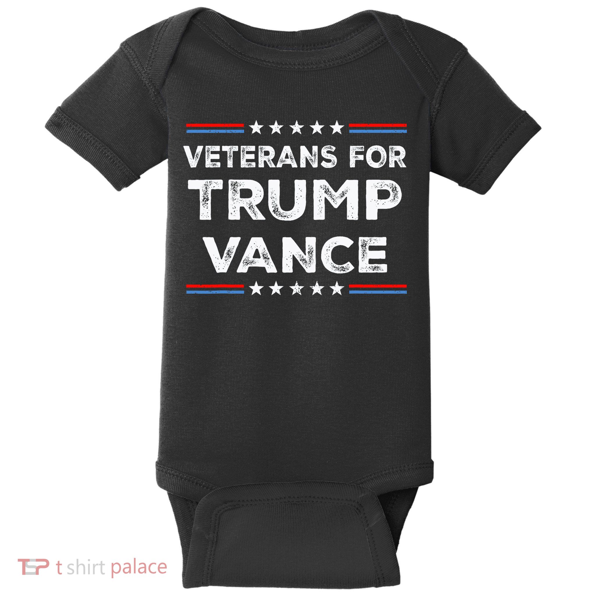 Veterans For Trump Vance President Election Campaign Baby Bodysuit