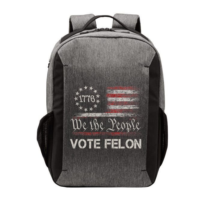 Vote Felon Trump 2024 45 And 47 Funny Vote For The Felon Vector Backpack