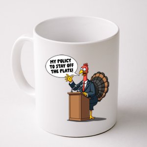 Vote For The Turkey: Funny Thanksgiving Election Gift Coffee Mug