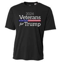 Veterans For Trump 2024 Conservative Republican Trump 2024 Cooling Performance Crew T-Shirt