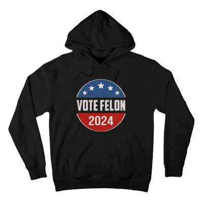 Vote Felon Trump 2024 45 And 47 Hoodie