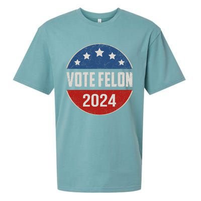 Vote Felon Trump 2024 45 And 47 Sueded Cloud Jersey T-Shirt