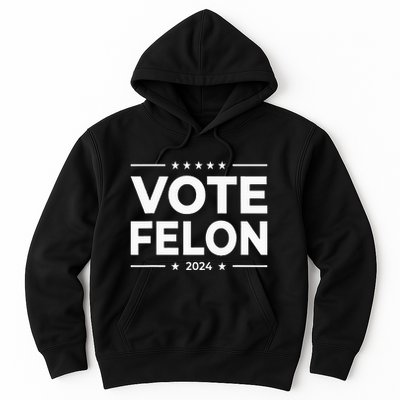 Vote Felon Trump 2024 45 And 47 Hoodie