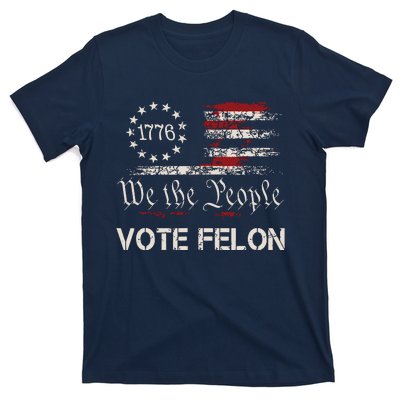 Vote Felon Trump 2024 45 And 47 Funny Vote For The Felon T-Shirt