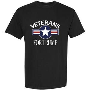 Veterans For Trump Garment-Dyed Heavyweight T-Shirt