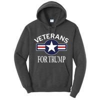 Veterans For Trump Tall Hoodie