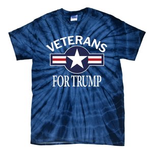 Veterans For Trump Tie-Dye T-Shirt