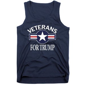 Veterans For Trump Tank Top