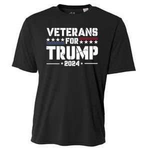 Veterans For Trump 2024 Election 2024 Cooling Performance Crew T-Shirt