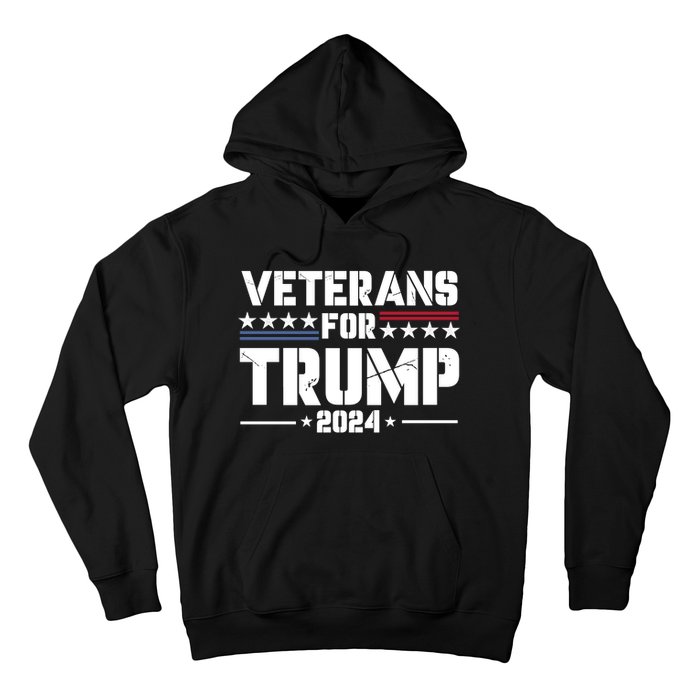 Veterans For Trump 2024 Election 2024 Hoodie