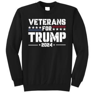 Veterans For Trump 2024 Election 2024 Sweatshirt