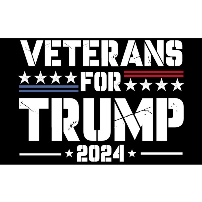 Veterans For Trump 2024 Election 2024 Bumper Sticker