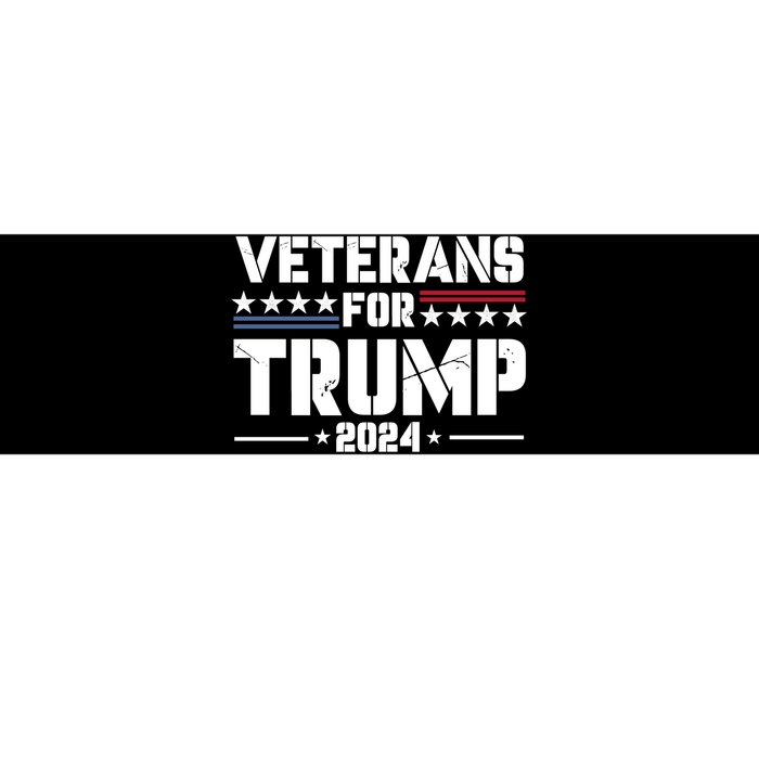 Veterans For Trump 2024 Election 2024 Bumper Sticker