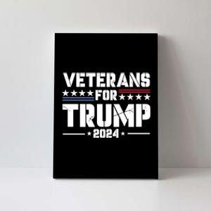 Veterans For Trump 2024 Election 2024 Canvas