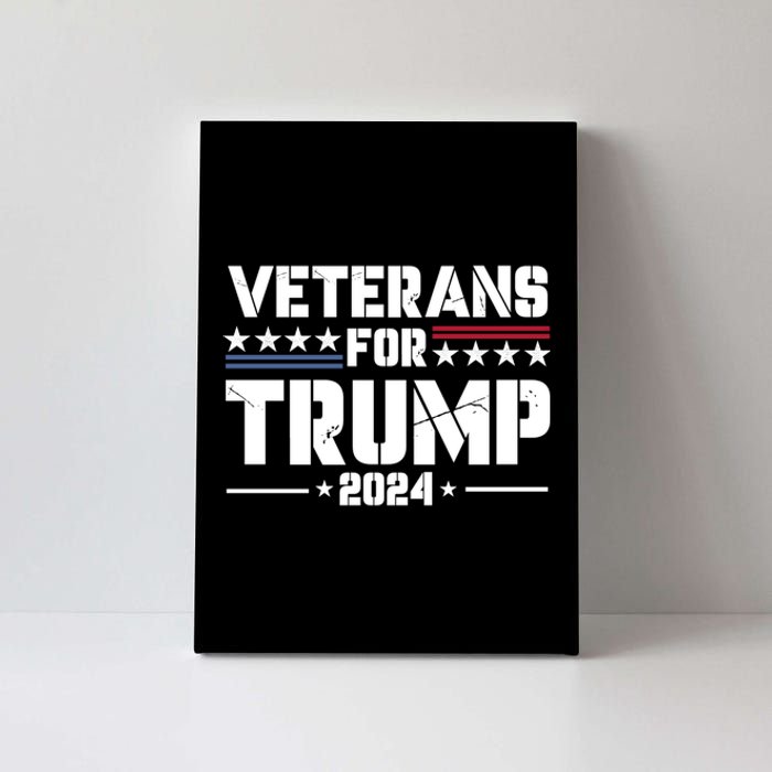 Veterans For Trump 2024 Election 2024 Canvas