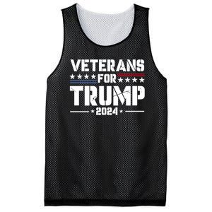 Veterans For Trump 2024 Election 2024 Mesh Reversible Basketball Jersey Tank