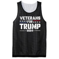 Veterans For Trump 2024 Election 2024 Mesh Reversible Basketball Jersey Tank