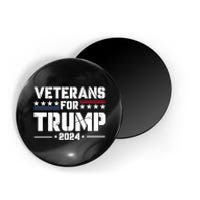 Veterans For Trump 2024 Election 2024 Magnet