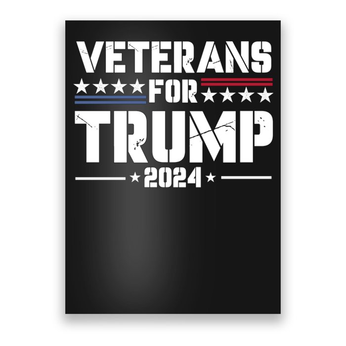 Veterans For Trump 2024 Election 2024 Poster