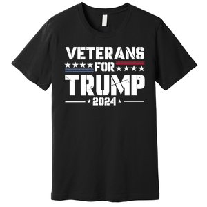 Veterans For Trump 2024 Election 2024 Premium T-Shirt