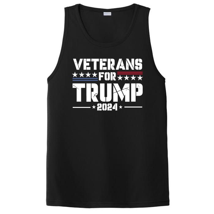 Veterans For Trump 2024 Election 2024 PosiCharge Competitor Tank