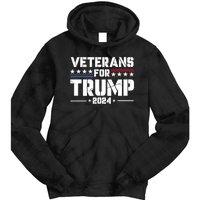 Veterans For Trump 2024 Election 2024 Tie Dye Hoodie