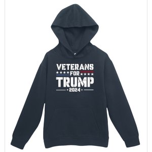 Veterans For Trump 2024 Election 2024 Urban Pullover Hoodie