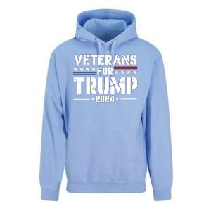 Veterans For Trump 2024 Election 2024 Unisex Surf Hoodie