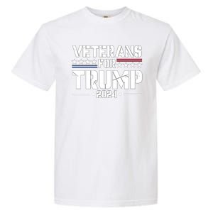 Veterans For Trump 2024 Election 2024 Garment-Dyed Heavyweight T-Shirt