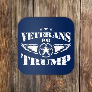 Veterans For Trump 2024 Coaster